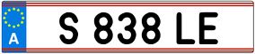 Truck License Plate